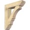 Ekena Millwork Balboa Slat Rough Sawn Bracket w/ Offset Brace, Douglas Fir, 8"W x 32"D x 36"H BKT0806X32X36BOA06RDF - alternate 1